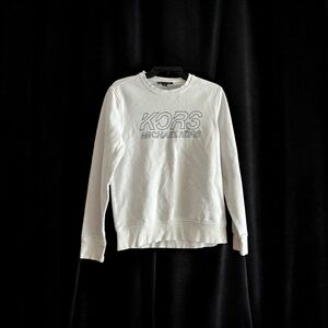 Michael Kors White Logo Sweatshirt